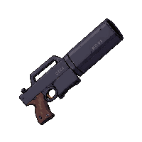 flamethrower weapon  urban grey digital