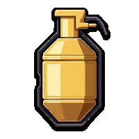 flashbang grenade  gold plated luxury