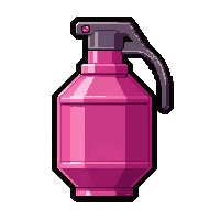 flashbang grenade  pink custom paint