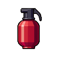 flashbang grenade  red tiger stripe