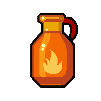 grenade frag  flame decal orange