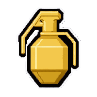 grenade frag  gold plated luxury