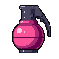grenade frag  pink custom paint