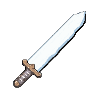 katana blade  arctic white snow