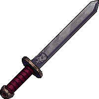 katana blade  blueprint wireframe