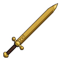 katana blade  gold plated luxury
