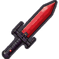 katana blade  laser sight equipped