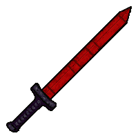 katana blade  red tiger stripe