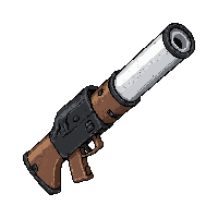 minigun heavy barrel  arctic white snow