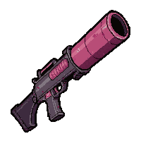 minigun heavy barrel  pink custom paint