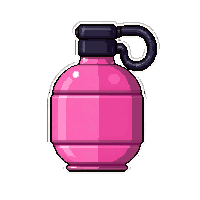 molotov cocktail  pink custom paint