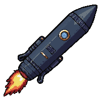 rocket launcher rpg  blueprint wireframe