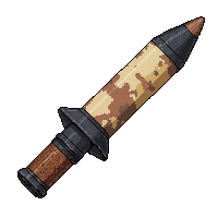 rocket launcher rpg  desert camo tan