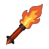 rocket launcher rpg  flame decal orange