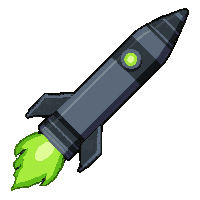 rocket launcher rpg  neon green accent