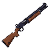 shotgun pump action  arctic white snow