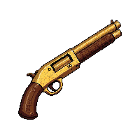shotgun pump action  gold plated luxury