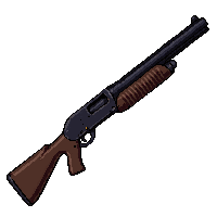 shotgun pump action  suppressed silenced