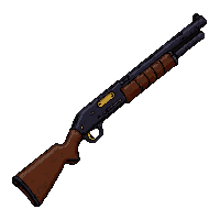 shotgun pump action  worn battle scarred