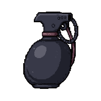 smoke bomb canister  matte black tactical