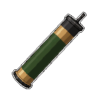 smoke bomb canister  suppressed silenced