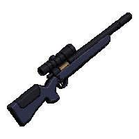sniper rifle scoped  pristine factory new
