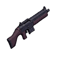 submachine gun compact  carbon fiber