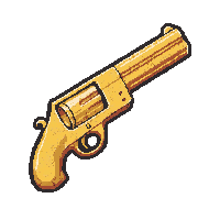 submachine gun compact  gold plated luxury