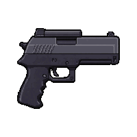 submachine gun compact  holographic sight