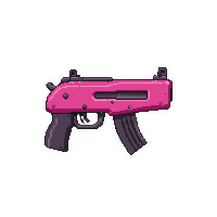 submachine gun compact  pink custom paint
