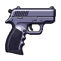 taser electric gun  chrome polished