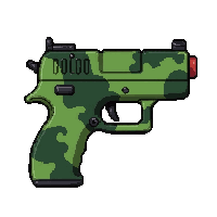 taser electric gun  jungle camo green