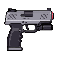taser electric gun  laser sight equipped