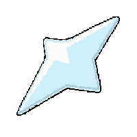 throwing stars shuriken  arctic white snow