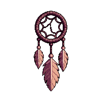 feather dream catcher  cracked damaged