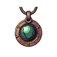 infinity knot amulet  cracked damaged