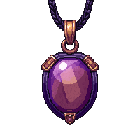 infinity knot amulet  pristine polished