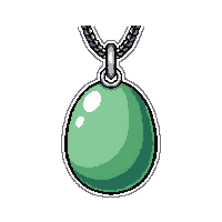 jade dragon pendant  on silver chain