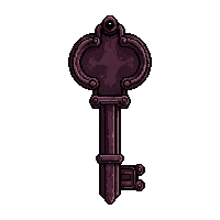 key shaped pendant  cursed shadowy