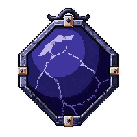 obsidian dark talisman  cracked damaged