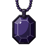 obsidian dark talisman  on beaded string