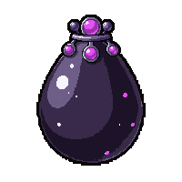 obsidian dark talisman  pristine polished