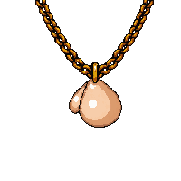 pearl shell necklace  on gold chain