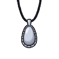pearl shell necklace  on silver chain