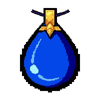 sapphire tear drop  blessed holy