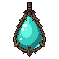 turquoise tribal charm  glowing enchanted