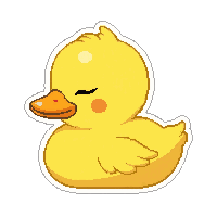 yellow duckling  sleeping peaceful