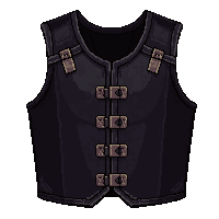 leather ranger vest  cursed dark