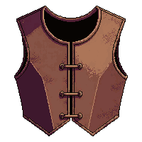 leather ranger vest  pristine new