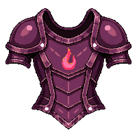 ruby flame armor  cursed dark